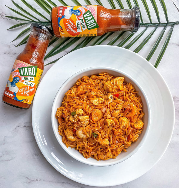 How to make Jambalaya Rice with Varo Jollof Sauce