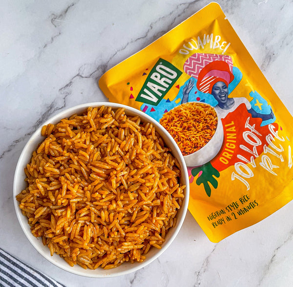 Award-Winning Mild Jollof Rice – 6 x 250g Packs, Ready in 2 Minutes