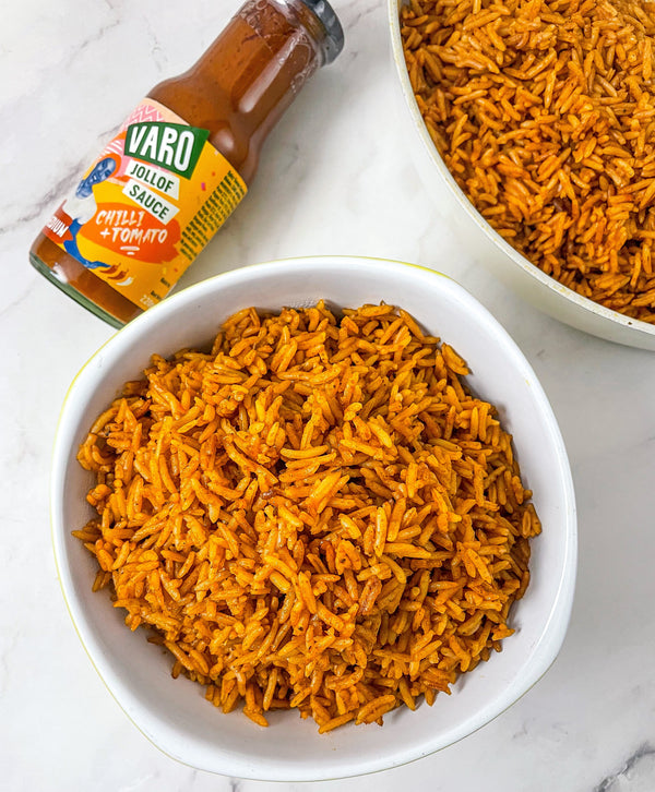 Award-Winning Mild Jollof Rice – 6 x 250g Packs, Ready in 2 Minutes