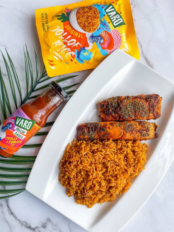 Back-to-School Dinner Hero Bundle - 12 Jollof Pouches + 5 Sauces!*