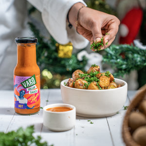 ROAST BABY POTATOES WITH VARO JOLLOF SAUCE