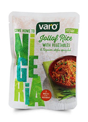 Nutritious Vegetable Jollof Rice – 6-Pack, Ready in 2 Minutes