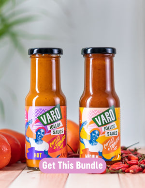 Saucy Trio – Any 3 Jollof Sauces for Just £10!* - Varofoods