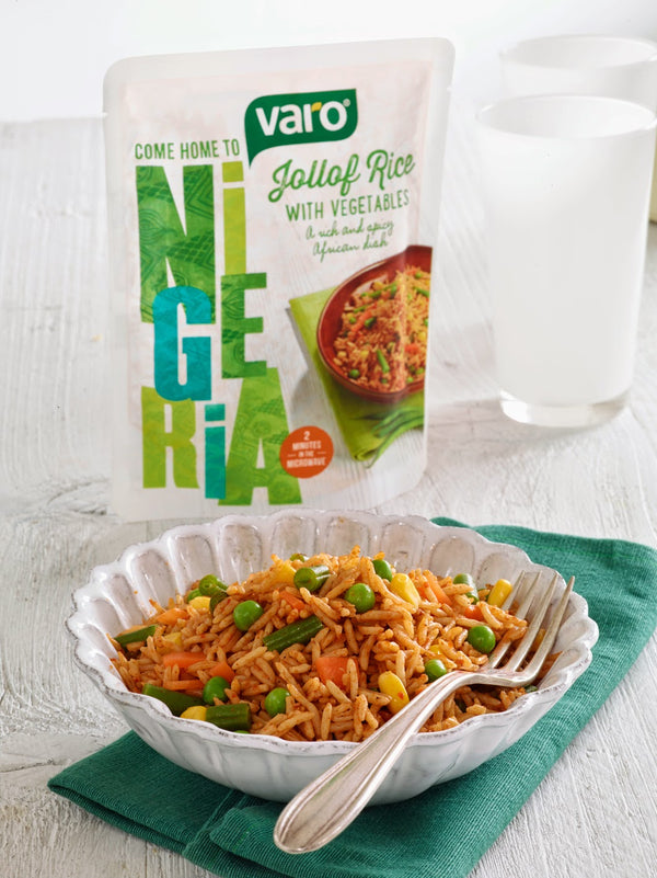 Nutritious Vegetable Jollof Rice – 6-Pack, Ready in 2 Minutes