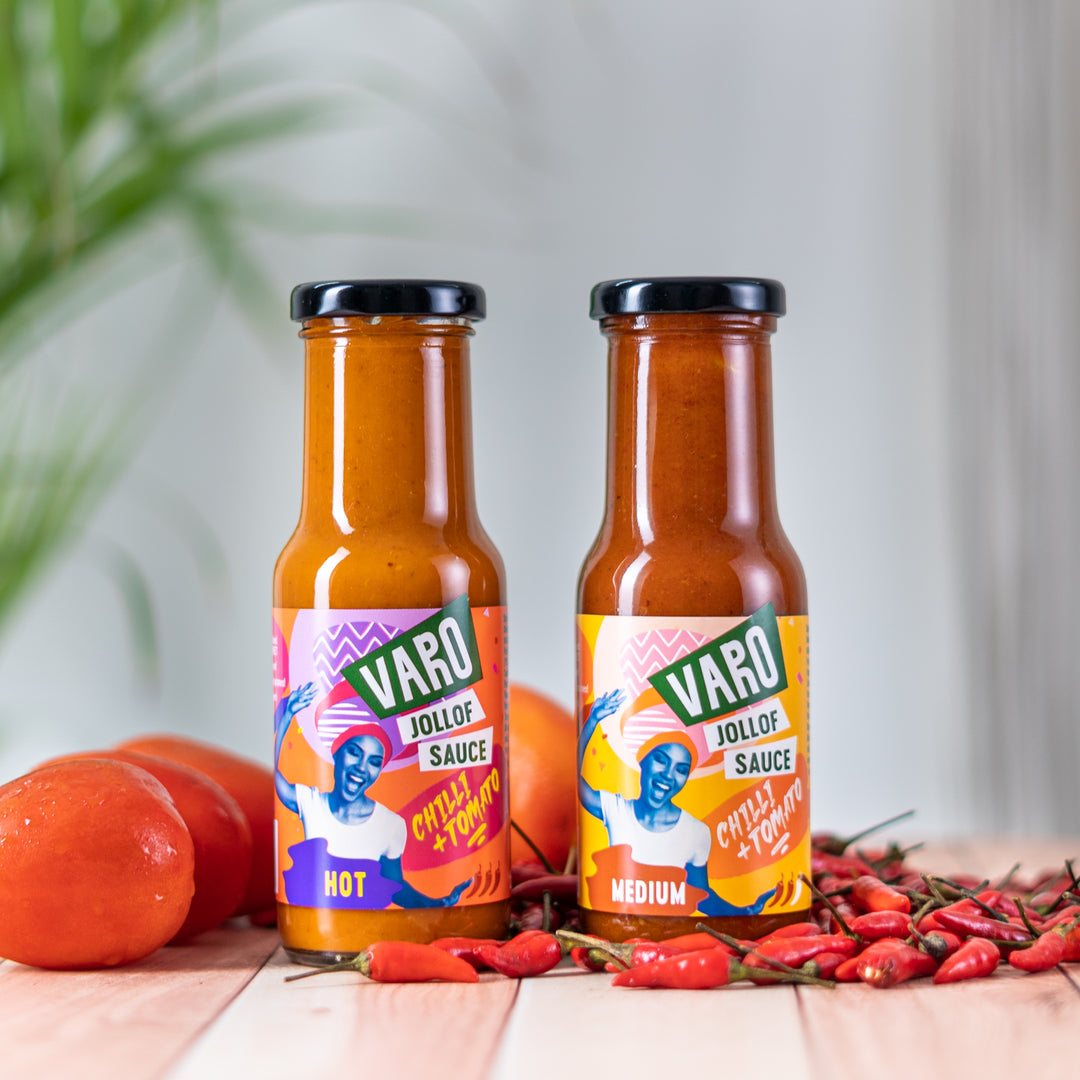Saucy Trio – Any 3 Jollof Sauces for Just £10!* - Varofoods