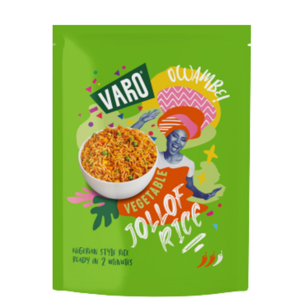 Nutritious Vegetable Jollof Rice – 6 x 250g Packs, Ready in 2 Minutes